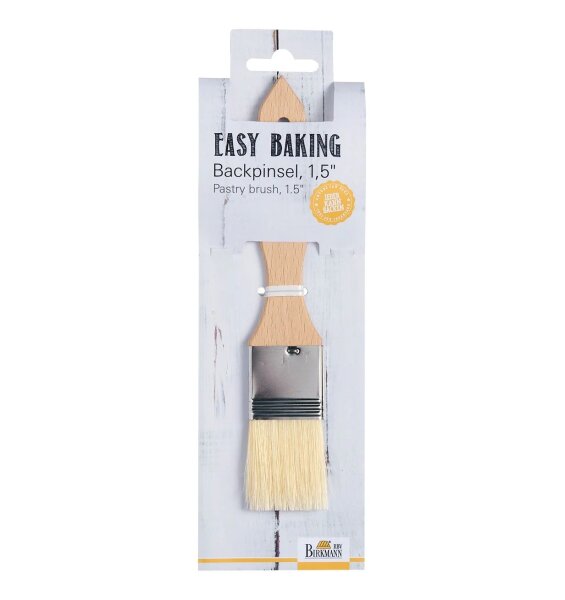 Holzpinsel, Easy Baking, 1,5"
Holz, mit Naturborsten