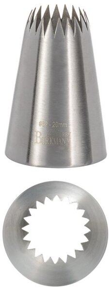 Französische Sterntülle #62 - 20mm
Edelstahl