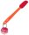 Teigschaber Colour Splash schmal 27 cm rot