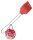 Silikonpinsel Colour Splash, groß, 4 cm, Rot, Silikonkopf mit Edelstahlgriff