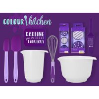 Silikonpinsel Colour Splash, klein, 3 cm, Lila,...