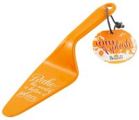 Tortenheber Colour Splash, orange, Kunststoff