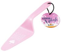 Tortenheber Colour Splash rosa, Kunstoff