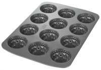 Birkmann, Easy Baking, Mini-Gugelhupfblech 12-fach...