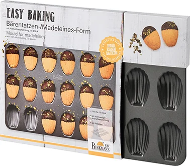 Birkmann, Easy Baking, Bärentatzen/Madeleines 45 x 28cm