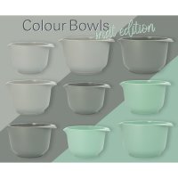 Colour Bowls R&uuml;hr- Serviersch&uuml;ssel 2 l matt stein