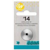 Wilton Decorating Tip #014 Open Star Carded