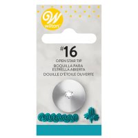 Wilton Decorating Tip #016 Open Star Carded