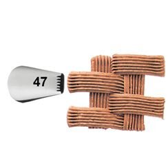 Wilton Decorating Tip #047 Basket weave Carded