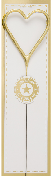 Wondercandle Gold Herz
