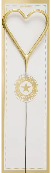 Wondercandle Gold Herz