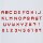 FMM Alphabet & Numbers Tappits Pixel Upper Case