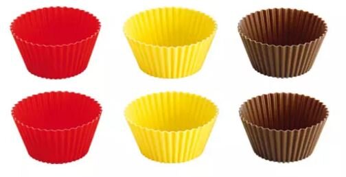Tescoma Silikon Muffin-Förmchen 7 cm 6 Stk.