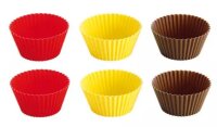 Tescoma Silikon Muffin-Förmchen 9 cm 6 Stk.