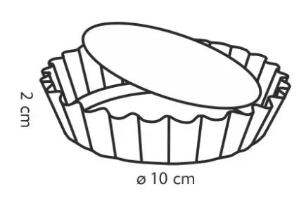 Tescoma Tarteletts 4 Stk. Ø 10cm