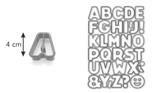 Tescoma Ausstechformen Buchstaben