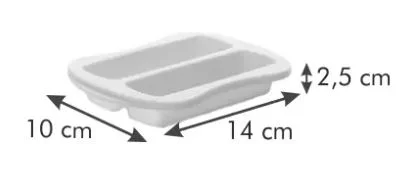 Tescoma Müsliriegel Formen 3 x 2 Stk.