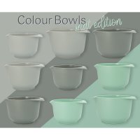 Colour Bowls R&uuml;hr- Serviersch&uuml;ssel 3 l matt grau