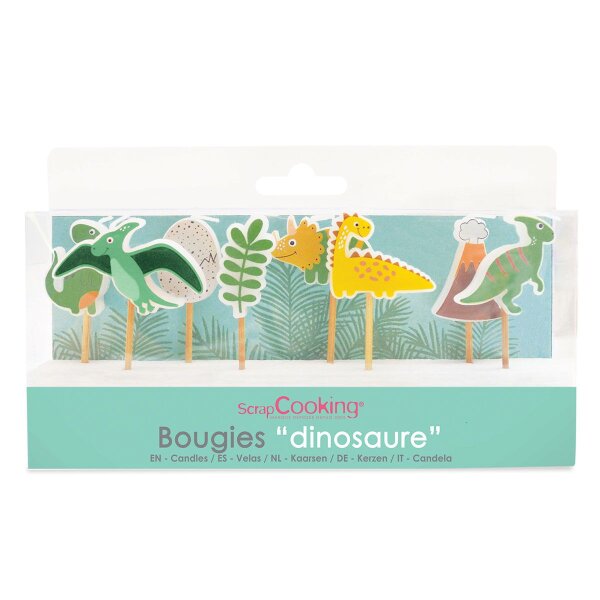 Scrapcooking Candles Dino Set/8