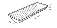 Tescoma Rehrücken Backform 31 x 12 cm