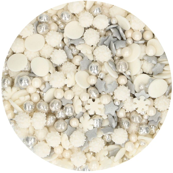 FunCakes Sprinkle Medley -Silver Chic- 65g
