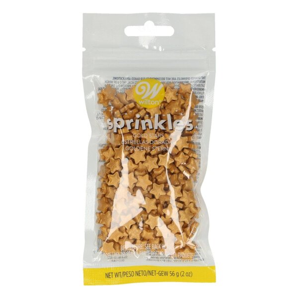 Wilton Sprinkles -Gold Star- 56g