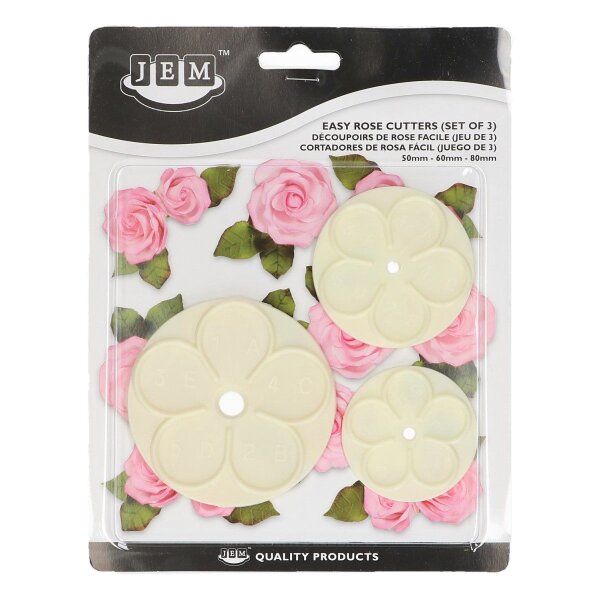 JEM Cutter Easy Rose Set/3