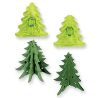 JEM Small 3D Weihnachtsbaum Ausstecher Set/2
