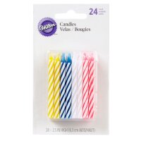 Wilton Candles Celebration Assorti Pkg/24