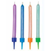 Wilton Candles Multicolor Pearlized Set/10