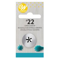 Wilton Decorating Tip #022 Open Star Carded