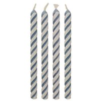 PME Candles Striped Blue Pkg/24