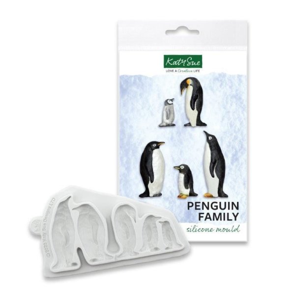 Katy Sue Mold Penguin Family