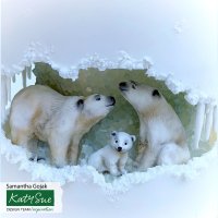 Katy Sue Mold Polar Bear Family
