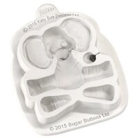 Katy Sue Mold Sugar Buttons Character - Baby Elephant