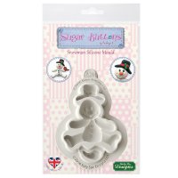 Katy Sue Mold Sugar Buttons Snowman