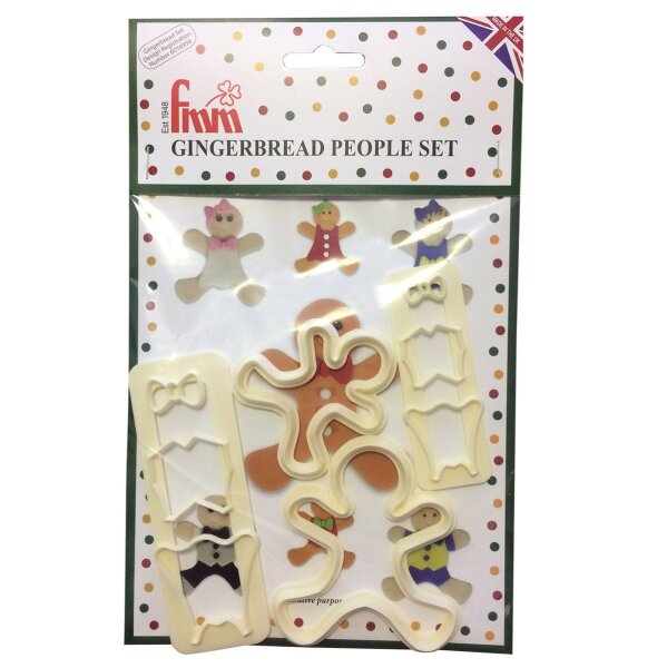 FMM Gingerbread People Cutters Set