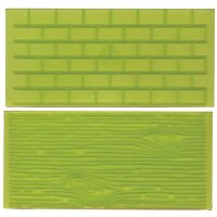 FMM Impression Mats Brick Wall/ Tree Bark
