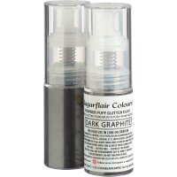 Sugarflair Pump Spray Glitter Dust -Dark Graphite-