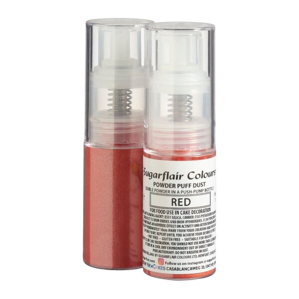 Sugarflair Pump Spray Glitter Dust - Red-