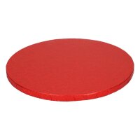 FunCakes Cake Drum Round Ø 25 cm Red