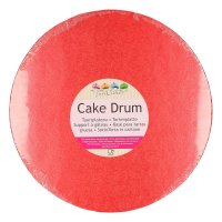 FunCakes Cake Drum Round &Oslash; 25 cm Red