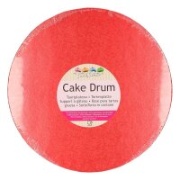 FunCakes Cake Drum Round Ø 25 cm Red