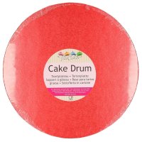 FunCakes Cake Drum Round &Oslash; 30,5 cm Red