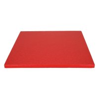 FunCakes Cake Drum Square 30,5 x 30,5 cm Red