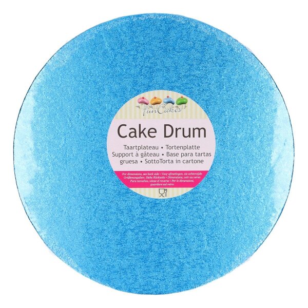 FunCakes Cake Drum Round Ø 25 cm Blue