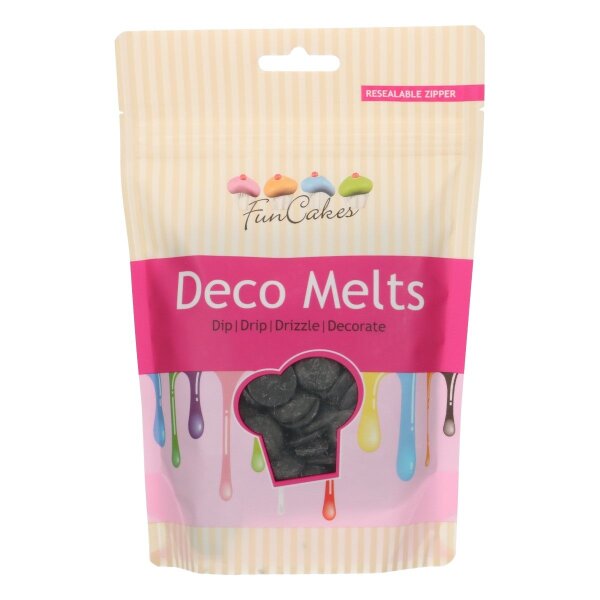 FunCakes Deco Melts Schwarz 250g