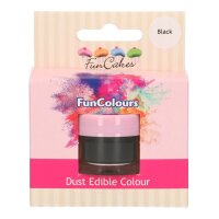 FunCakes Edible FunColours Dust - Black