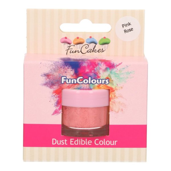 FunCakes Edible FunColours Dust - Pink Rose