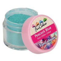 FunCakes Edible FunColours Dust - Peacock Blue